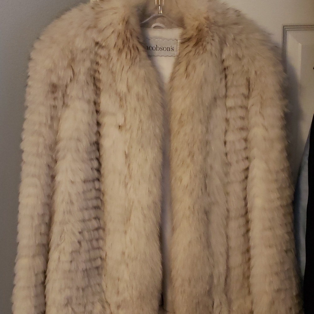 Short, satin lined,fur jacket